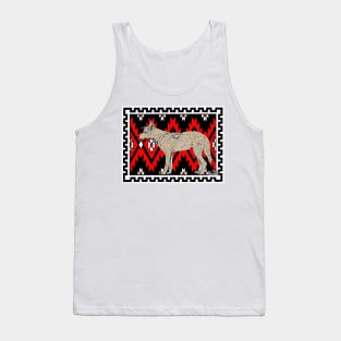 El Coyote SouthWestern Indian Motif Tank Top